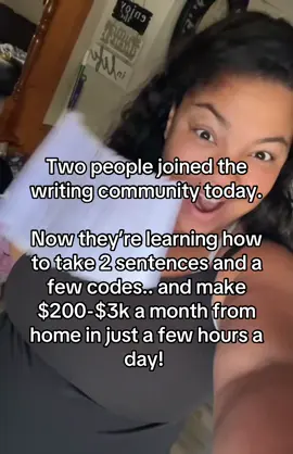Why haven’t you started yet? This is such a simple and silly side hustle!  Let me help you get started.  Grab my guide by commenting “start” and I’ll lead you there!  #writing #easysidehustle #makemoneyfromhome