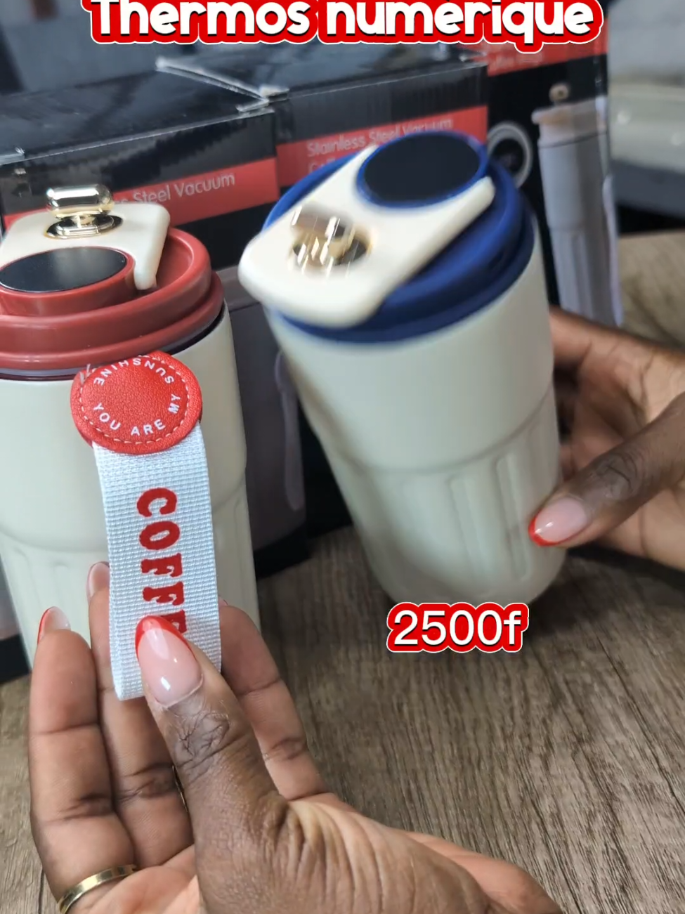 Thermos numérique très pratique garde le chaud pendant plus de 24h. #thermos #cafee #providis #thermosnumérique 
