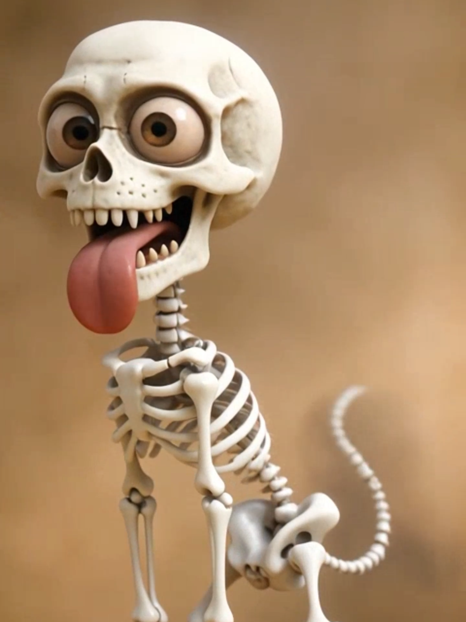 Live Wallpaper | Skeleton Mode Activated #cartoondog #skeletondog #zap #livewallpaper #transformation #bonelife #memevibes #funnydog #aivideo #skeleton #wallpapervideo