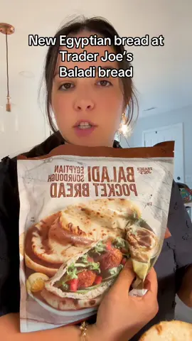 I’m actually obsessed with this bread @Trader Joe's #baladibread #traderjoes #tj #traderjoesfoodreviews #arabictiktok #arabicfood #syrian #syrianfood #falafel #egyptian_tik_tok #عرب_امريكا #عربي 
