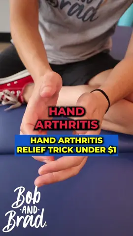 Hand Arthritis Relief Trick Under $1 #arthritisrelief #handtherapy #decompression #bobandbrad #physicaltherapy