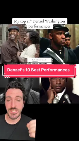 Replying to @Boppingtons the top spot isn’t up for debate when it comes to Denzel Washington performances, but here’s my top 11. What’s the best performance ever from Denzel Washington? #denzelwashington #actor #movie #film #filmtok 