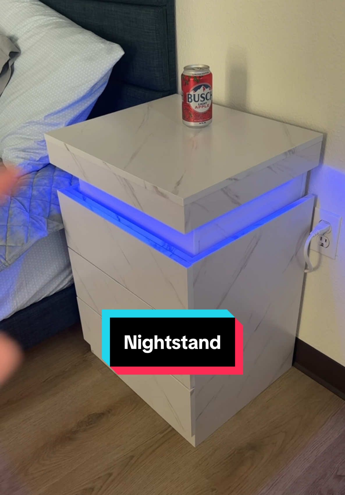 This nightstand is on sale for one more day take advantage! #nightstand #room #tiktokshopcreatorpicks 