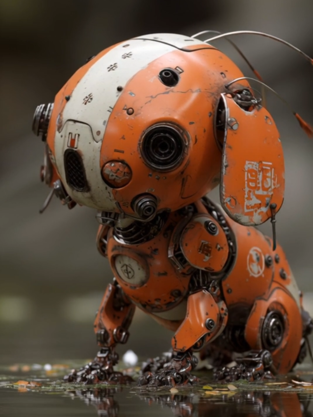 Robot Dogs.  #ai #aivideos #robot #dog #pets 