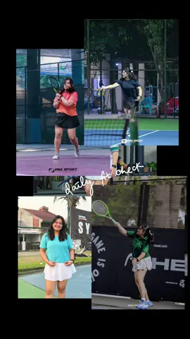 ootd tennis, tennis terus supaya waras #tennistiktok #tennis 
