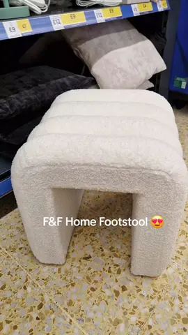 I know everyone's going crazy over the ottoman Footstool but I'm kind of obsessed with this instead 😍 #Tesco #TescoFinds #HomeDecor #HomeDecorIdeas #FYP 