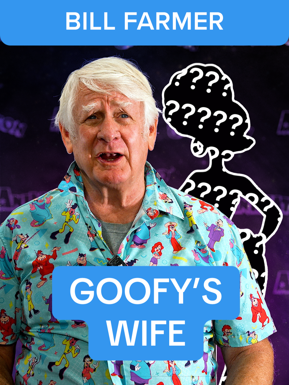 he's goofy but he's NOT stupid #goofy #disney #billfarmer #agoofymovie #galaxycon
