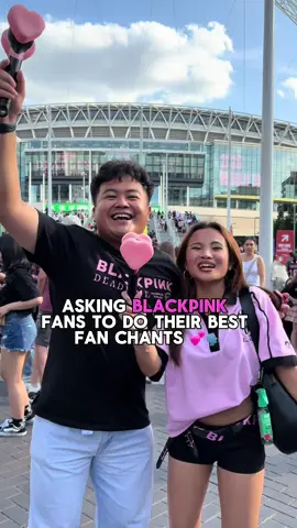 The BLINKs know how to chant 🔊 #WembleyStadium #blackpink @blackpinkofficial 