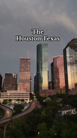 Houston skyline in the morning #octanespov #htx #houston #aesthetic #city 