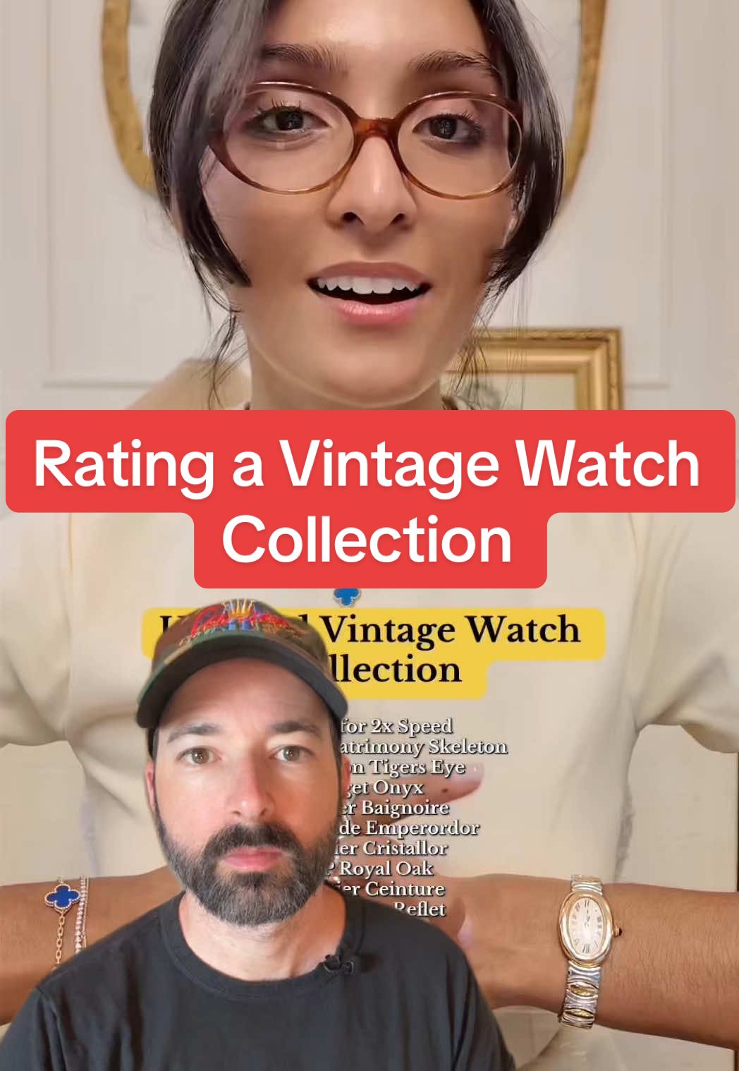 Rating @Farhana Rahman’s vintage watch collection. #watchtok #patekphilippe #vintagewatch #cartier #boucheron 