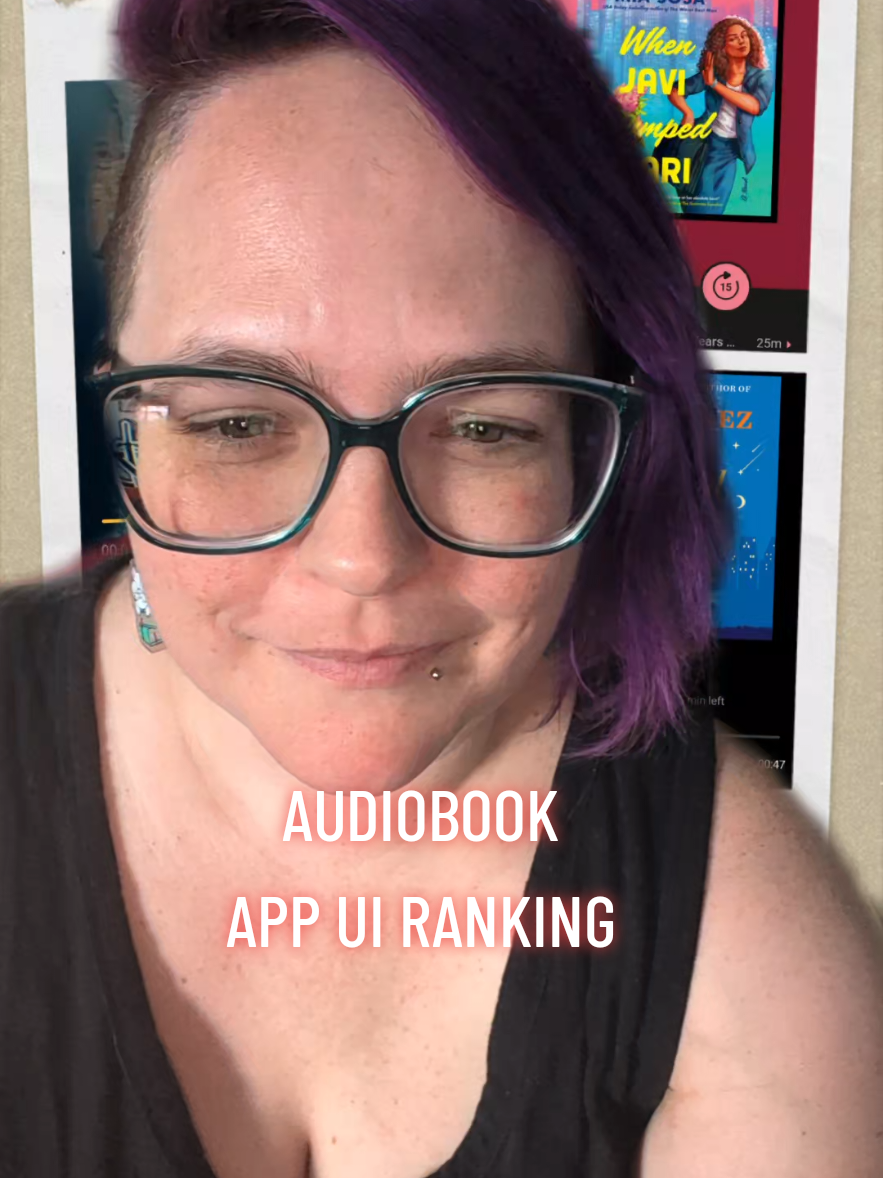 Let's talk audiobook app UI. Which is your favorite? #audiobooks #audiobookgirlie #BookTok #booklover #books 