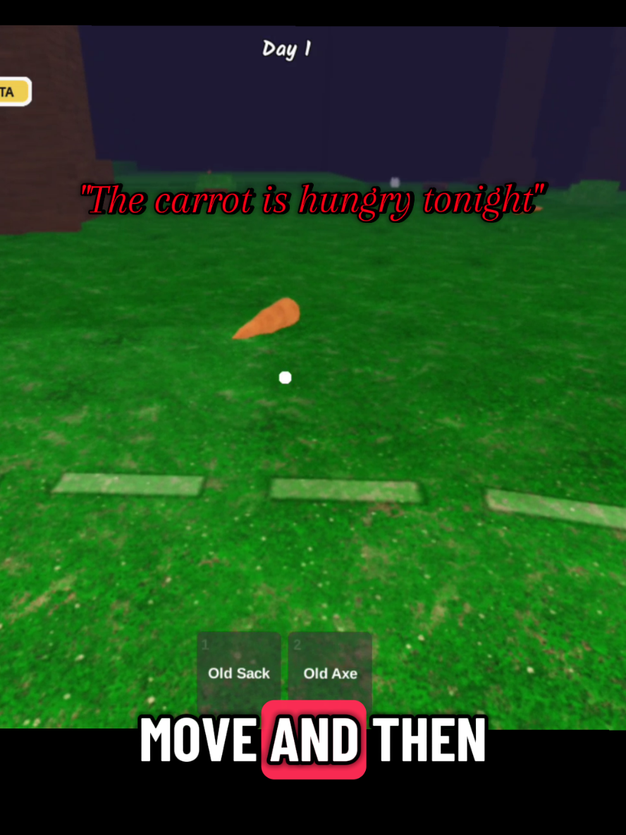 The carrot is hungry tonight😰 #foryou #99nightsintheforest #roblox #carrot #fyp 