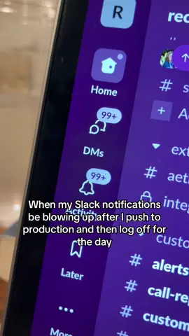 Leave me alone type script #swe #coding #slack