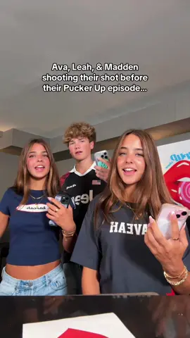 tmrw we debunk.. who do you see 👀 #puckerupwithjoelylive #avaclements #leahclements #clementstwins #maddenross @ava + leah @madden @ava @leah 