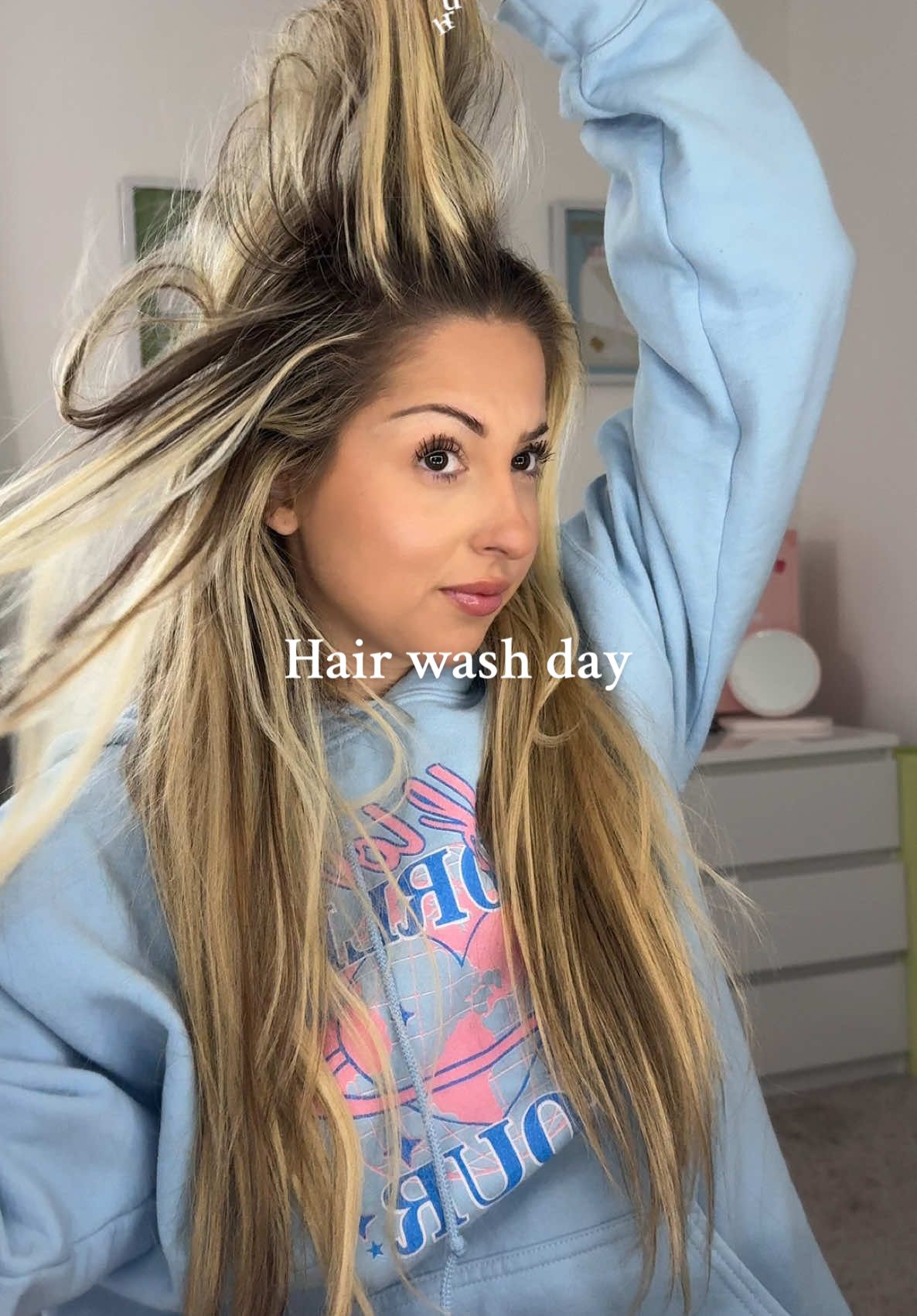 I LOVE doing this style #hairstyle #fyp #hairtutorial #grwm #hairwashday 