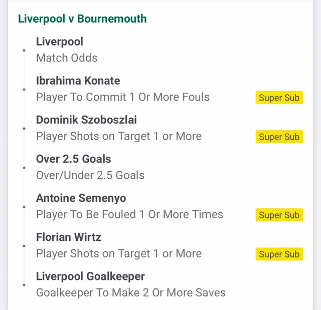We’re backkkk with the bet builders hopefully off to a winning start. A couple nice picks spread across these with the salah boost hopefully some free money 🤣 Liverpool surely gonna look to start out strong but Bournemouth aren’t gonna just roll over for them. Good luck if you follow these or do your own and comment/message to get in the WhatsApp 🫡 #fyp #PremierLeague #footballtiktok #liverpoolfc #likе 