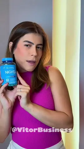 Transforme suas noites em descanso verdadeiro! Com Gummy Original Night, você relaxa, dorme melhor e acorda pronto para conquistar o dia. 🌙✨💤💙🍇 #SonoPerfeito #RelaxamentoGarantido #MaisDisposição #DescansoNatural #TikTokShop
