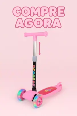 Patinete infantil 3 rodas com led ajustável scooter dobrável menino menina #patineteinfantil  ANH-GBV-YVE