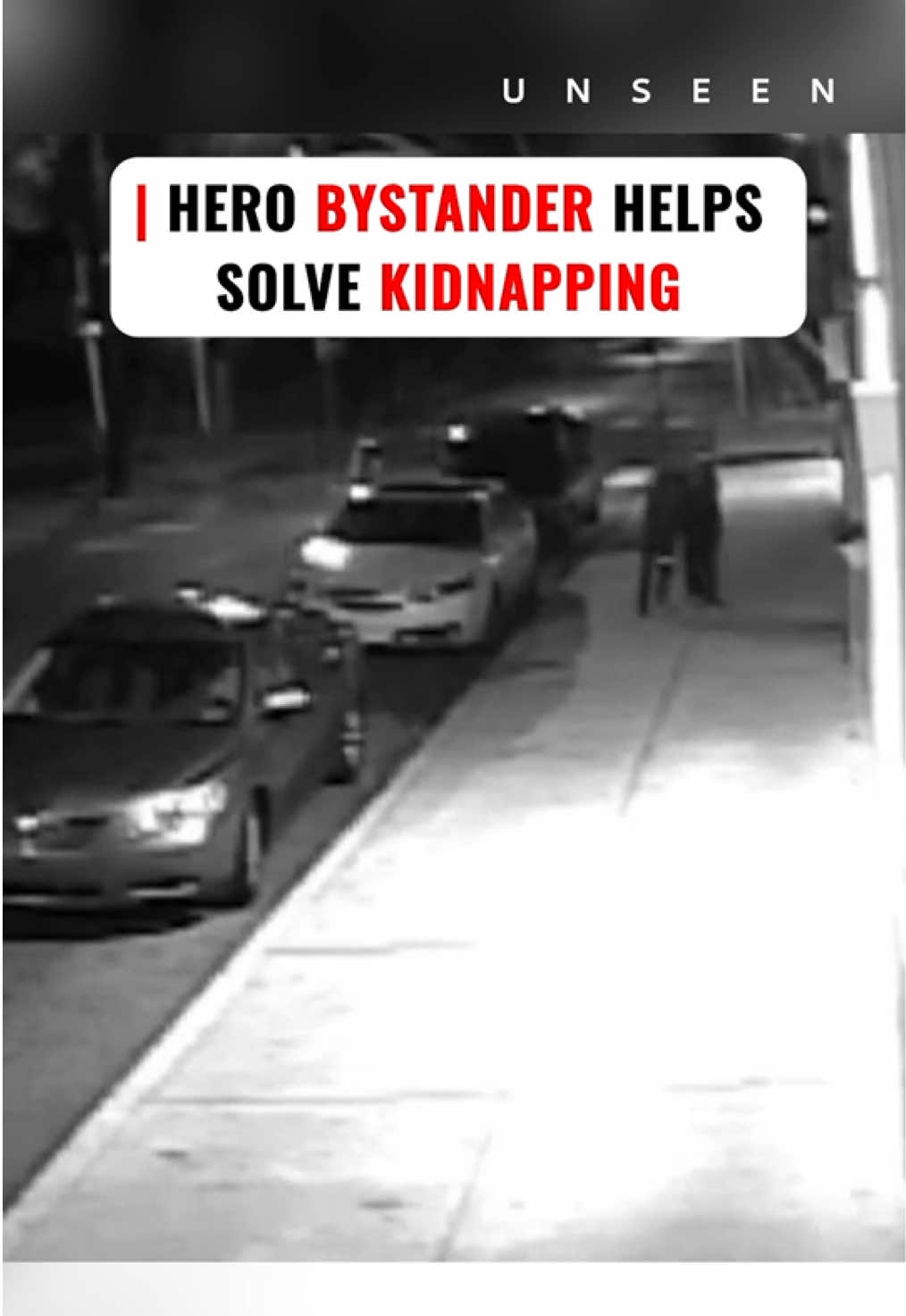 Hero bystander helps solve a abduction caught on camera #truecrime #truestory #clues #rescue #mystery 