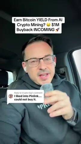 Replying to @Crypto Gigi  Thank you for the comment Crypto Gigi so yes…Most people can’t figure out how to buy PinLink yet… and that’s exactly why I like it. This early AI-powered crypto mining project has already bought back nearly $1M of its own token from real revenue, has big launches on deck, and is set to start paying yield in Bitcoin soon. If you can figure out how to grab it on MetaMask before the masses and before it’s on Coinbase or Binance, you’re not just early — you’re inside. Pinlink price August 2025 is rising. Follow me for the latest Pinlink News and Updates. Invest in AI crypto now. August 2025 🗞️Earn Bitcoin YIELD From AI Crypto Mining? 🤑 $1M Buyback INCOMING 🚀 Disclaimer: This content is for informational and entertainment purposes only and is not financial, investment, or trading advice. Always do your own research before making any investment decisions. #P#PinLinkD#DePINR#RWAA#AIInfrastructurec#cryptob#bitcoind#defiblockchain #cryptoyield 