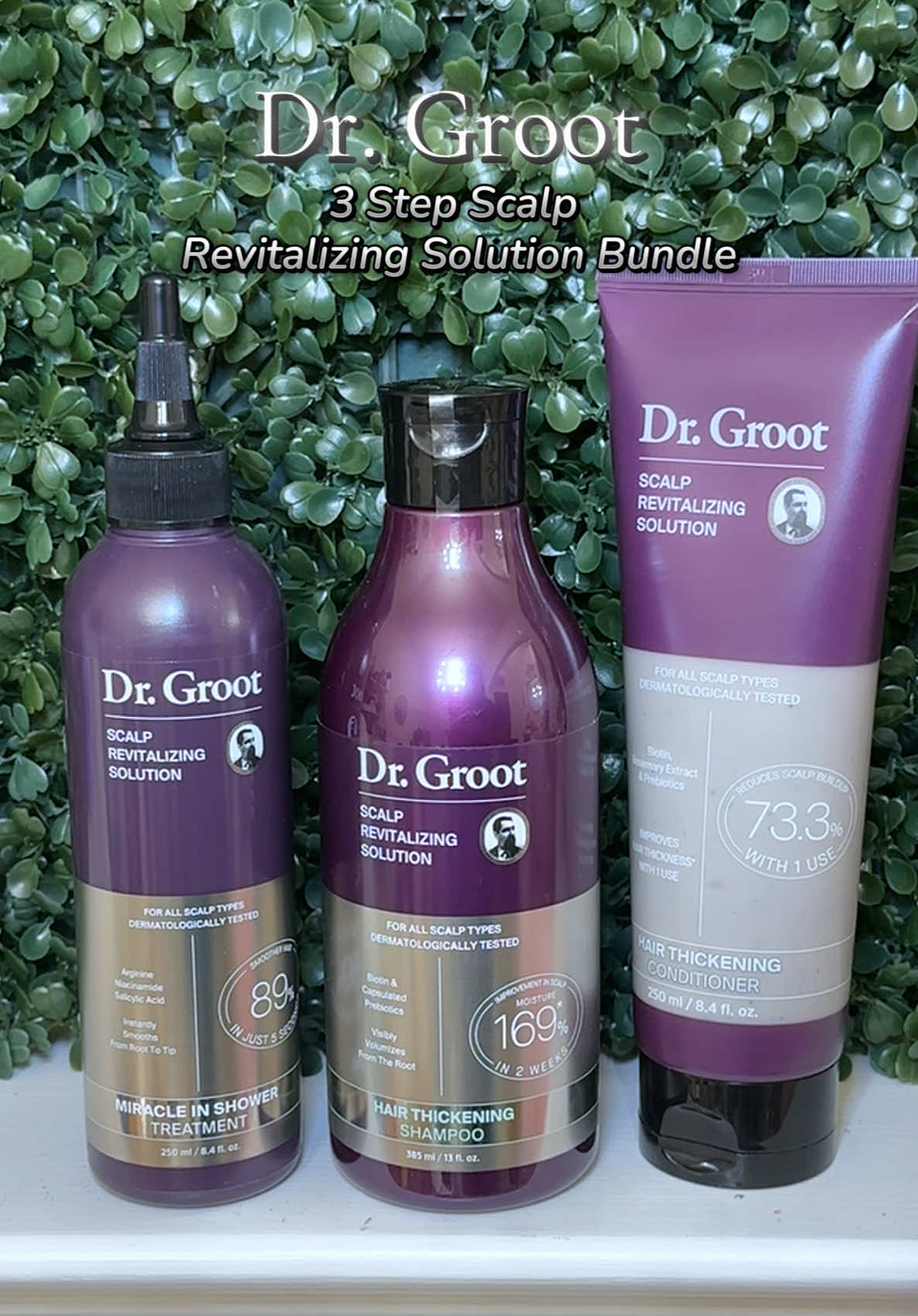 Need Results!? Definitely recommend @Dr. Groot hair care bundle 👌 #haircare #hairthinning #hairloss #drgroot 