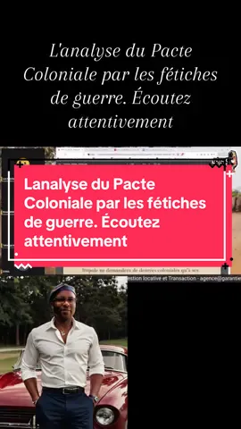 Lanalyse du Pacte Coloniale par les fétiches de guerre. Écoutez attentivement#tik_tok #viralvideos #pourtoii #viralvideotiktok #cotedivoire🇨🇮 