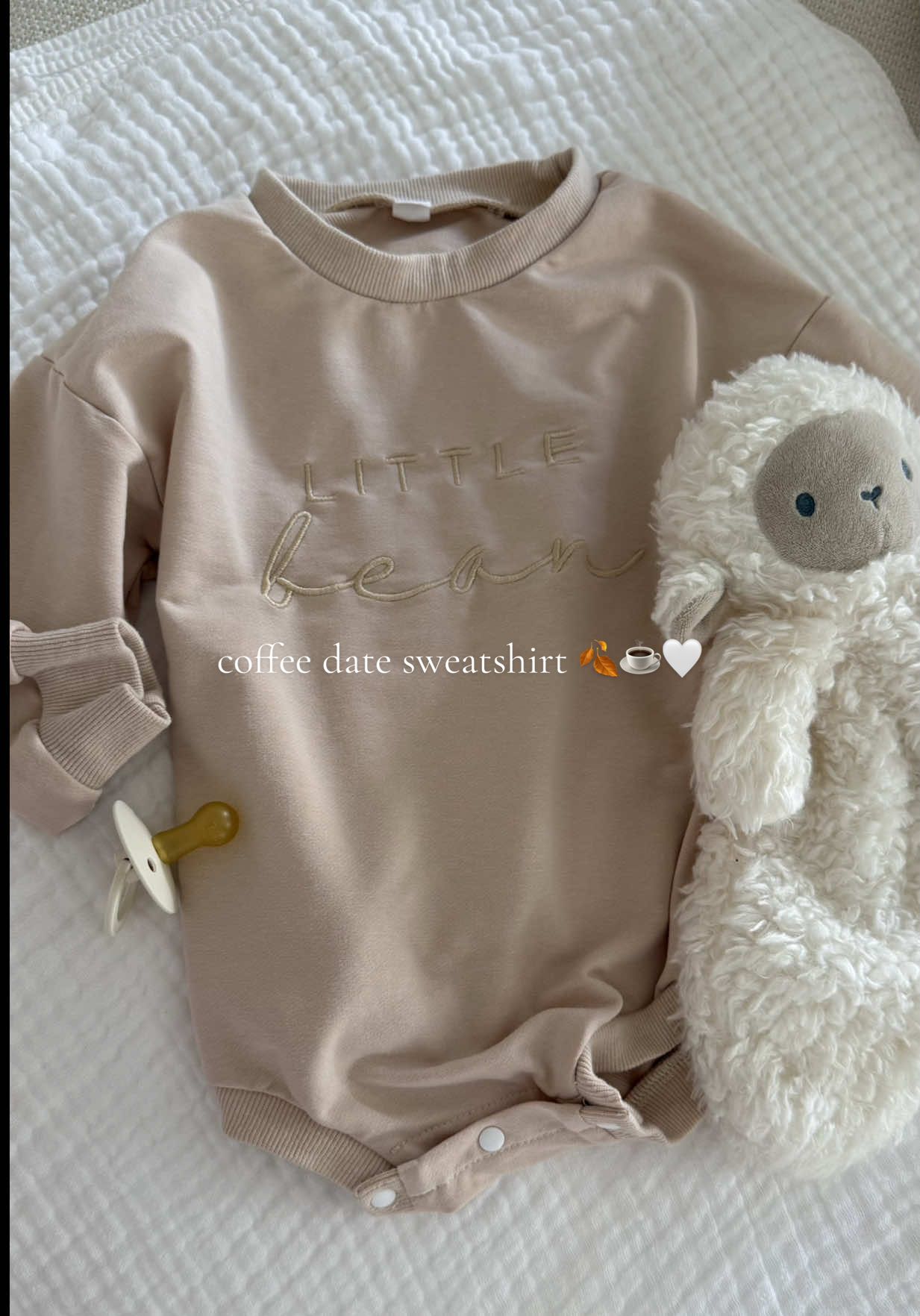 Sweater weather, but make it baby-sized 🍂🤎  #babyoutfit #babytok #babiesoftiktok #babyclothes #babyromper 