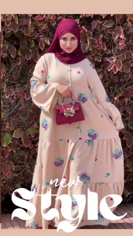 🌸 كسوة مطروزة بالورود – كتليق على جميع الستايلات🌸سواء محجبة او غير محجبة🌸  🧵ثوب لولان ممتاز، خفيف وراقي #شعب_الصيني_ماله_حل😂😂  #المغرب🇲🇦تونس🇹🇳الجزائر🇩🇿 #morocco🇲🇦 #morocco 