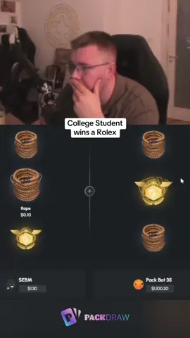 College Student wins a Rolex #kickstreaming 