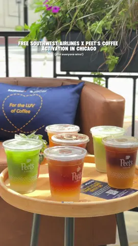 ☕✈️ Chicago, today’s the day! Southwest Airlines & Peet’s Coffee have teamed up — and their coffee is officially being served in the air! 🛫 To celebrate, Peet’s Coffee South Loop is hosting a one-day-only activation (Aug 15, 11am–2pm) with: ✨ FREE Peet’s samples 🎁 Exclusive Southwest merch 🎟 A chance to win a free Southwest flight + a year of Peet’s coffee …and yes, everyone walks away a winner! 📍 Peet’s Coffee – 41 E 8th St, Chicago ☕ Here’s your sign to pop in before it’s over! #chicago #thingstodoinchicago #visitchicago #explorechicago @Southwest Airlines @Peet’s Coffee            