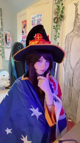 I love my home 🇦🇺 (thinky can sing) #megumincosplay #konosubacosplay #australia  #cosplaytiktok  #fyppppppppppppppppppppppp 
