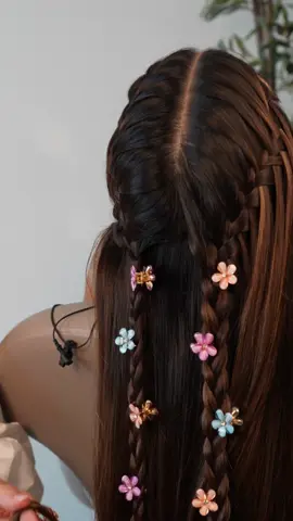 ASMR Waterfall Braid Hairstyling | Detangling, Brushing, Soft Care & Styling with Flowers Accesories #hairstyling #hairstyle #asmrrealperson #asmrrelax #asmr #asmrhairstyling #braiding #ivyasmr #asmrtok #relaxtok #hairtok