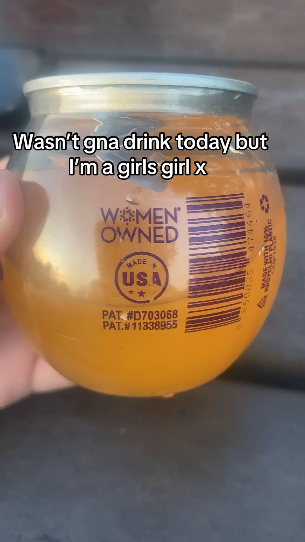 I love being buzzball tipsy 