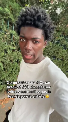 Tout va se passer là-bas au 1k abonné je balance le test de pureté instante !!!!!!