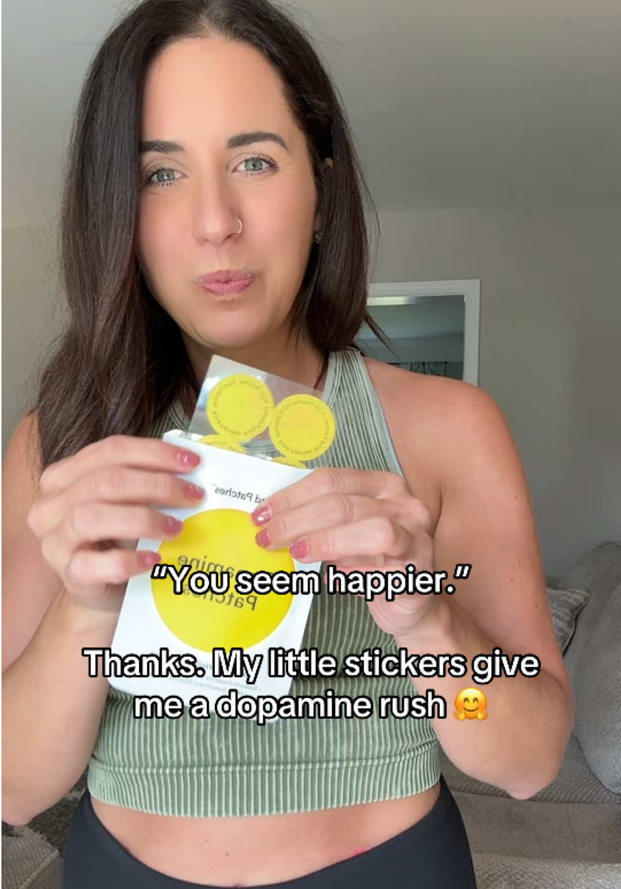 Happiness is a little yellow sticker. #kindpatches #tiktokshopcreatorpicks 