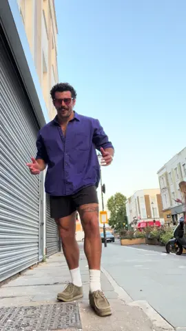 Really trying to make dress shirt athletic shorts happen