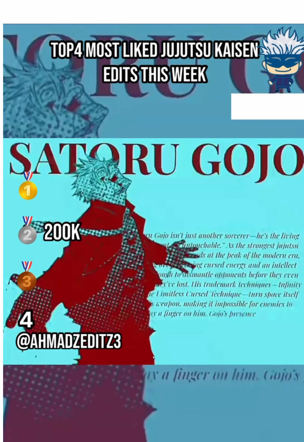 The last one is the best.#jujutsukaisen #gojousatoru #sukuna #megumi #toji 