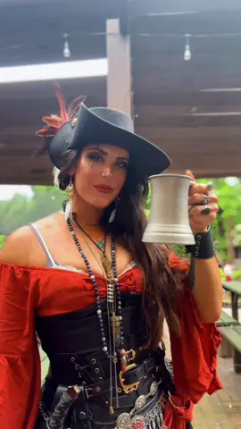 Pirate fits are always a slay 🏴‍☠️ Layering is key!  #pirate #renfaire #renfaireoutfit #corset #cosplay 