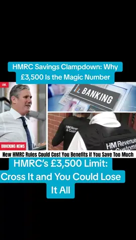 HMRC Targets Households with £3,500+ Savings – Are You at Risk? Warning: £3,500 in Your Bank Could Trigger HMRC Checks#uk #uknews #hmrc #savings #pound #ukgovernment #government #ukcitizen #ukpeople #britishpeople #pensioners #breakingnews #news #ukupdates #uklife🇬🇧#london #birmingham #manchester #bradford #Wales #northernireland #Scotland #ukviral #uktiktok #uktiktok🇬🇧uk  #fyp #fypdong #fyppp #viral #viralvideos #viralvideotiktok #foryou #foru #foruyou #foryoupage  #fyou #foryo #unitedkingdom  #england 