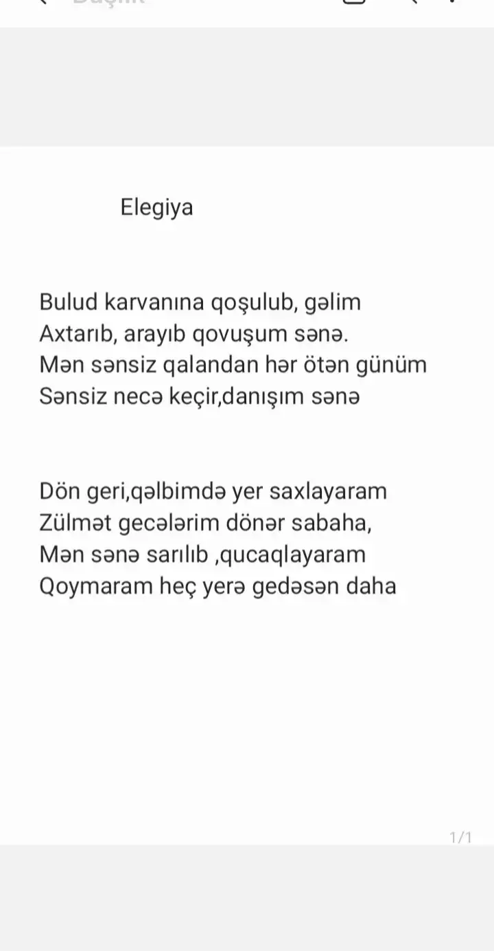 Mən sənsiz qalandan ötən hər günüm,sənsiz necə keçir danışım sənə.. #keşfet #elegiya #ağadadaşağayev #keşfetteyizzz #fy #fypシ #fyp #azerbaycan #azərbaycan #viral 