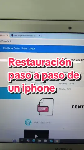 Respuesta a @@dylan_paz restableciendo iPhone desde una pc paso a paso. #brianrepair #iphonesaltillo #serviciotecnico #respondiendopreguntas 