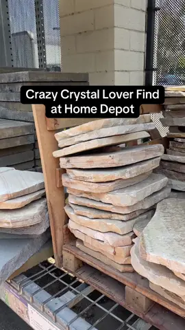 And at just $8.50 each you can’t beat it🪸 (found at a Home Depot in San Diego) #frontyardmakeover #steppingstones #crystalhealing #sandstone #crystalshopping 