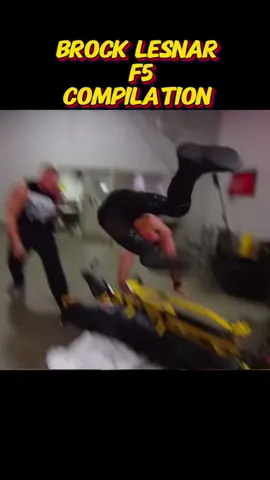 Brock Lesnar F5 Compilation  #WWE #aew #prowrestling #fyp 