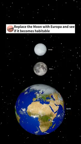 What if we replace the Moon with Europa? #fyp #simulator #collision #universesandbox2 #solarsystem 