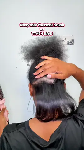 Not gonn lie I was truly surprised 🤭 lemme go finish #b2swithwavytalk #tiktokshopcreatorpicks #wavytalkthermalbrush #wavytalktype4hair #type4hair 