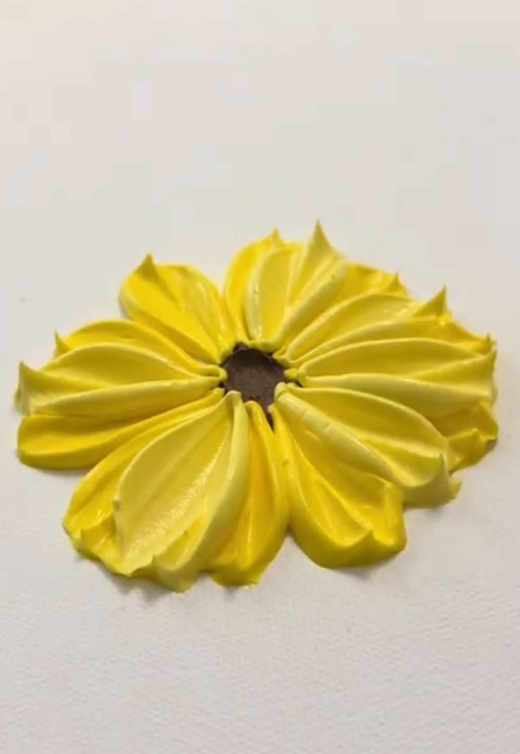 Sunflower season in bloom.  as I work on my new fall collection, would love for you to follow along. New to TikTok, so gaining followers with love your support. It goes a long way.  if one of these expires you and you would like it for your walls, feel free to give me a message. ##texturedart##flowerart##art##textureart##sunflower