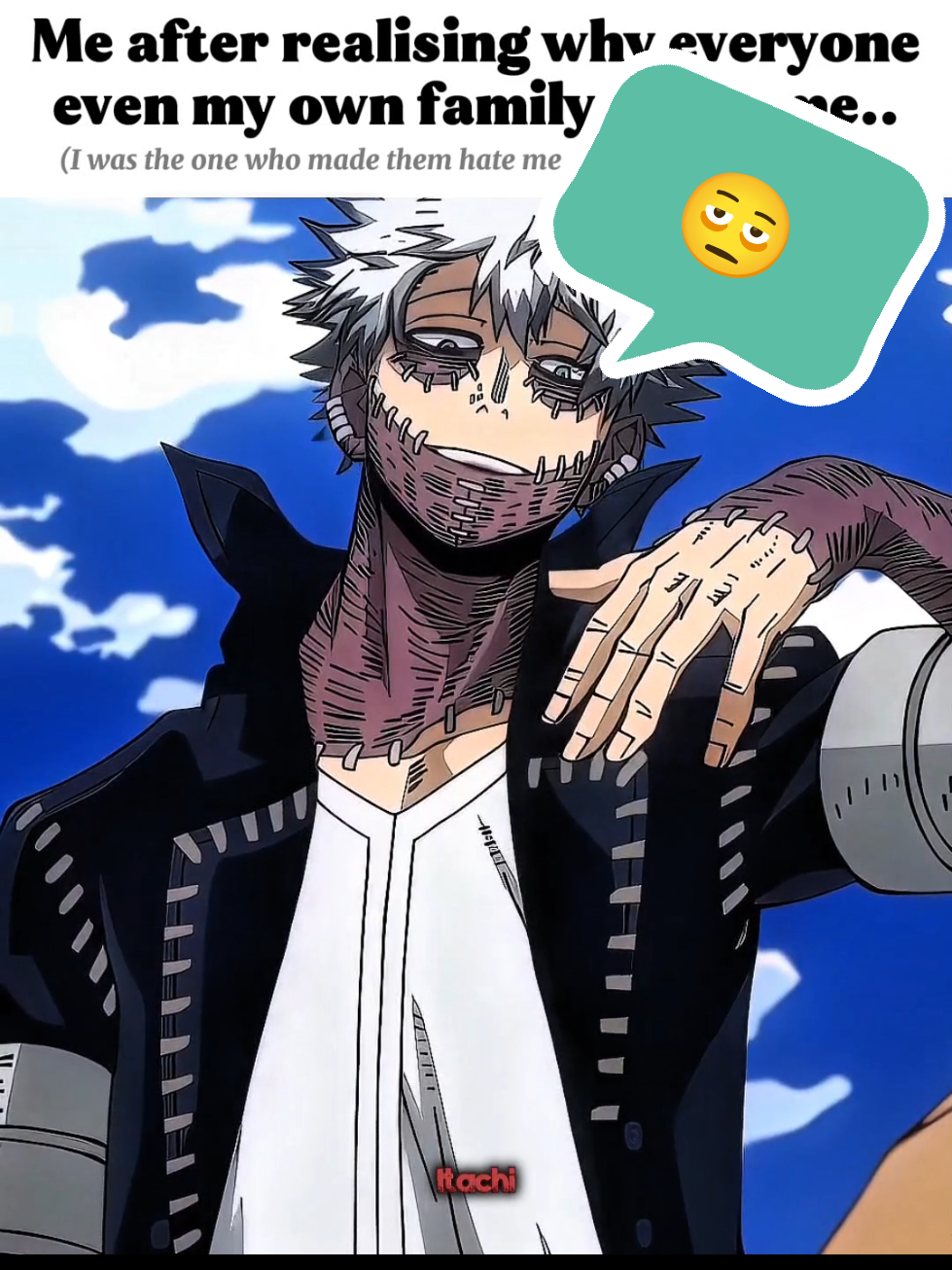 When you realise whyy!!!  #mha #dabi #realising #aizenfrl #itachi 