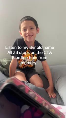 When I say OBSESSED I mean it! Lol he’s so smart!  @Chicago Transit Authority #autism #BACKTOSCHOOL #CTA #BLUELINE  #YOUNEEDTONERDOUT
