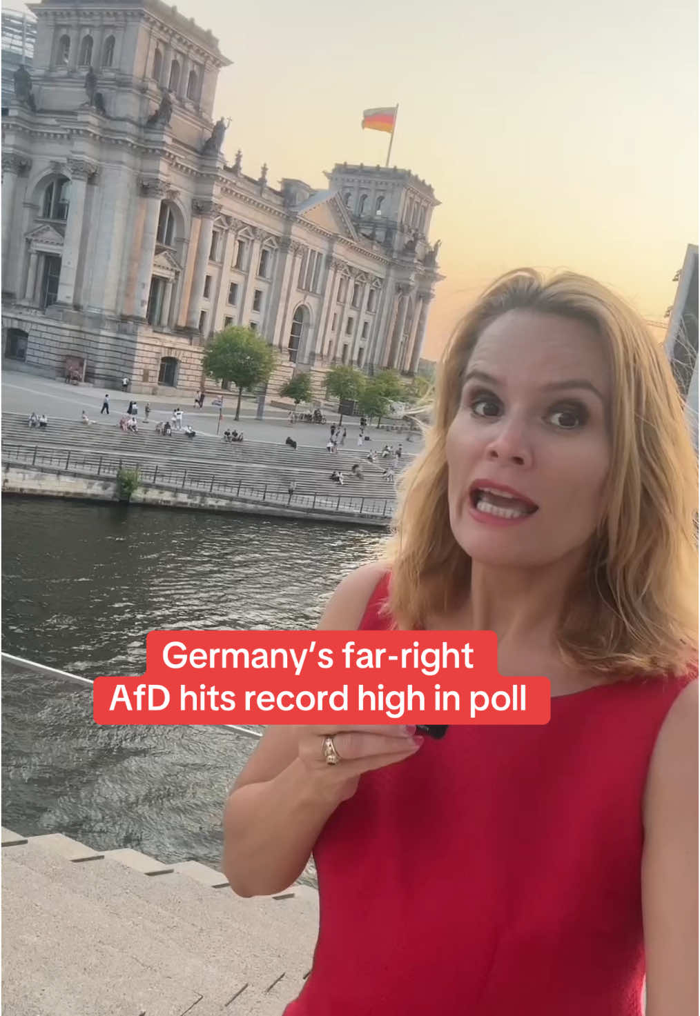 According to a new poll, the AfD hits a record high and pulls ahead of CDU/CSU 👀 #afd 