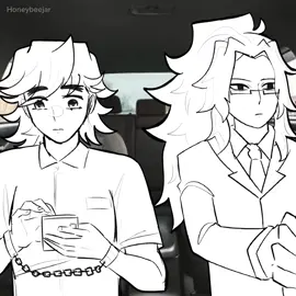 #KNY // dumb thing I did for @Mangoii(COMMS OPEN!!!) ✮⋆˙ killerstalk AU!!! Michikatsu getting ragebaited by Douma in every universe ❤️‍🩹  (Also if you notice this is the exact same car layout I used when I did that one Squid Game skit lmao)  #kimetsu_no_yaiba #demonslayer #animefypシ #fyp 